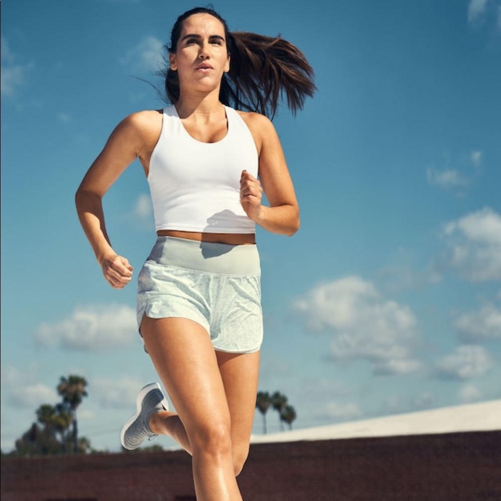 Athleta shorts in grey green